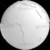 Stylized White Planet Earth Globe Showing Africa