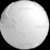Stylized White Planet Earth Globe Showing Antarctica