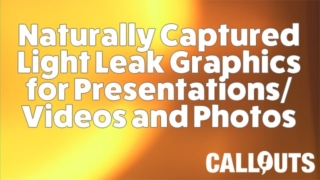 Natural Light Leak Overlay/Background Graphics