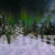 Winter Wonderland Aurora Close Up with Deers Animation