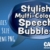 50 Stylish Multicolored Speech Bubbles