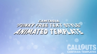 Camtasia Funky Free Text Style