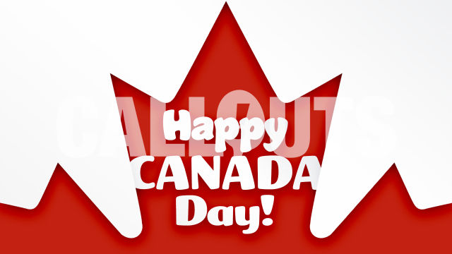 Canada Day Celebration Poster 2 Landscape Text