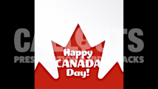 Canada Day Celebration Poster 2 Square Text