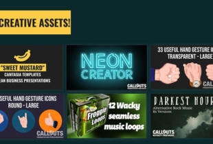 New Camtasia Templates, Hand Graphics, Neon Kit, and more…