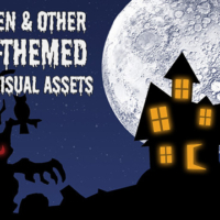 Halloween and other Scary-Themed Creative Visual Assets