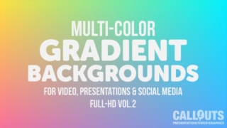Title: Multi-Colored Gradient Background Graphics Vol 02