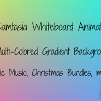 New Camtasia Whiteboard Animations, Gradient Backgrounds, Music & Christmas Bundles