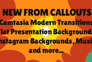 New Camtasia Transitions, Presentations Video Backgrounds, Music, and More