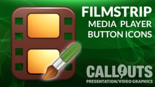 Media Player Film Strip Icons