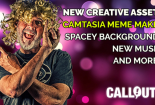 NEW! Camtasia Meme Maker, loads of music, backgrounds, and creative assets