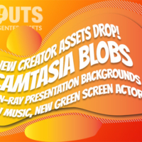 New Assets Drop! Camtasia Blobs, Presentation Backgrounds, Green Screen Actors, and more