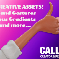 NEW! Toon Hand Gestures, Gorgeous Gradients, and more…