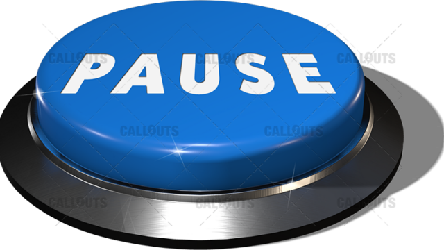 Big Juicy Button – Blue Pause