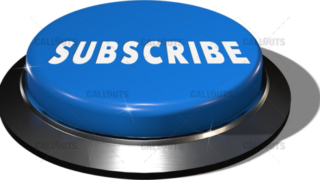 Big Juicy Button – Blue Subscribe