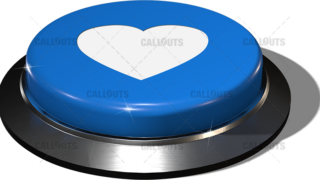 Big Juicy Button – Blue Love