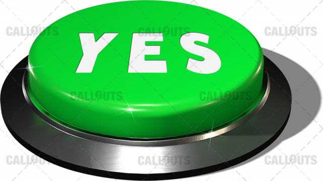 Green Vote Button – Green Yes