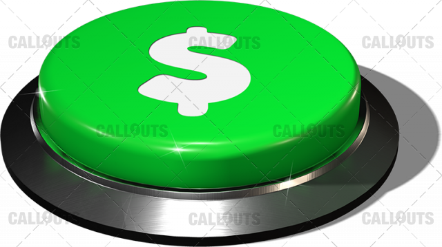 Big Juicy Button – Green Dollar