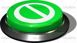 Big Juicy Button – Green No