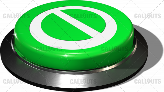 Big Juicy Button – Green No