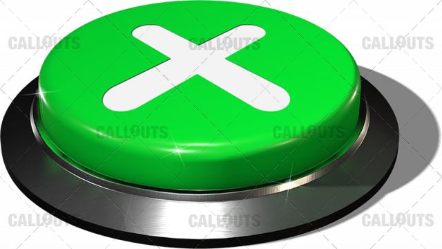 Big Juicy Button – Green X-No