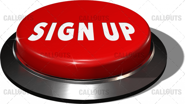 Big Juicy Button – Red Sign Up