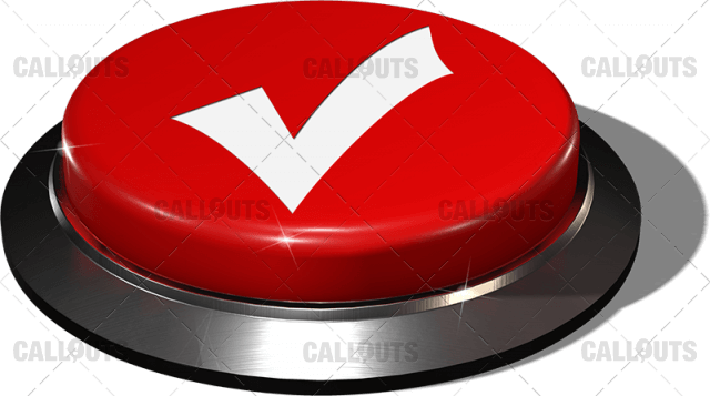 Big Juicy Button – Red Check Mark