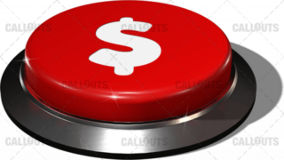 Big Juicy Button – Red Dollar