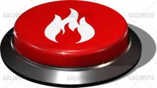 Big Juicy Button – Red Fire