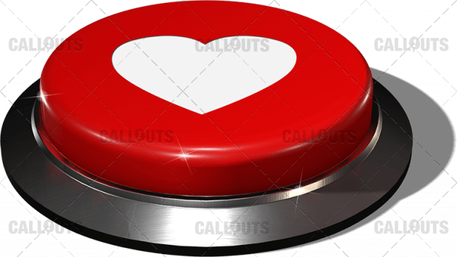 Big Juicy Button – Red Love