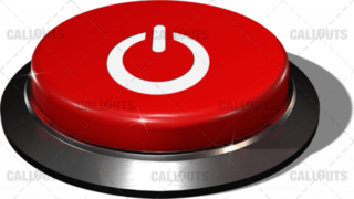 Big Juicy Button – Red On Off