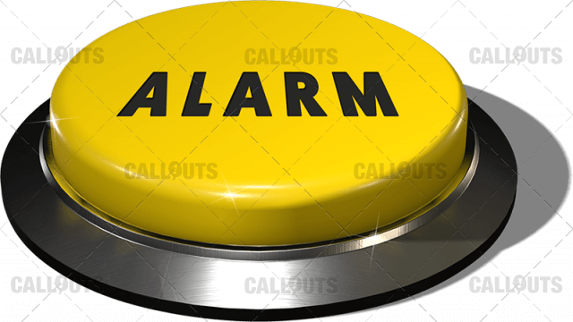 Big Juicy Button – Yelllow Alarm