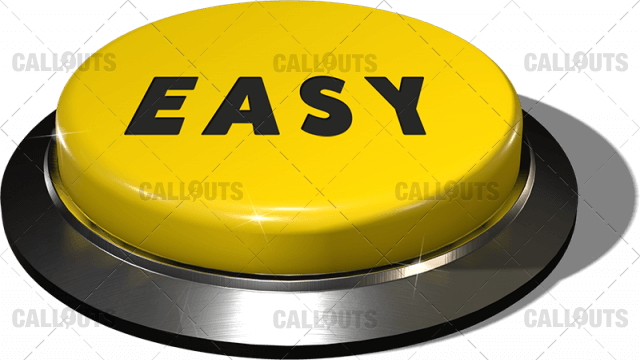 Big Juicy Button – Yellow Easy