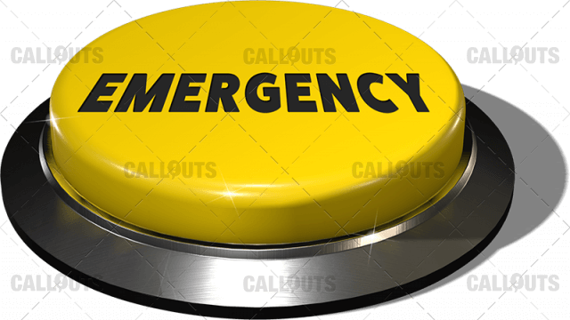 Big Juicy Button – Yellow Emergency