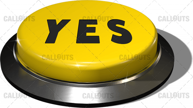 Red Juicy Button – Yellow Yes