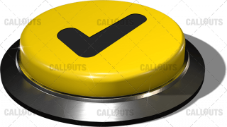 Big Juicy Button – Yellow Check Mark
