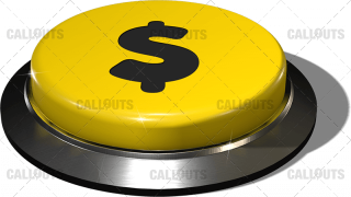 Big Juicy Button – Yellow Dollar