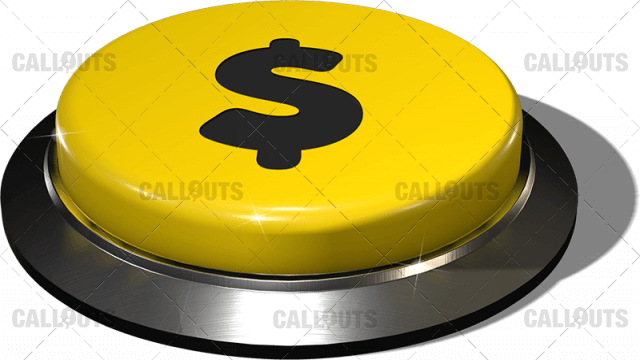 Big Juicy Button – Yellow Dollar