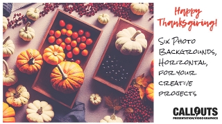 Thanksgiving Top-Down Background Collection Horizontal