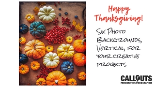 Thanksgiving Top-Down Background Collection Vertical