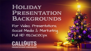 Christmas Holiday Presentation Backgrounds Horizontal