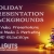 Christmas Holiday Presentation Backgrounds Horizontal
