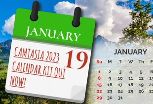 New Camtasia Calendar 2023, Beautiful Presentation Backgrounds, Explainer Graphics, and more…