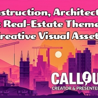 Construction, Architecture & Real-Estate Themed Creative Visual Assets