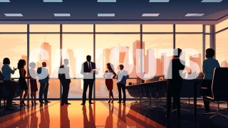 Business Meeting in a Comic Book style 3 Business Illustration