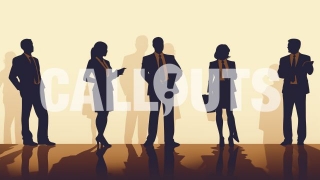 Silhouettes of Business People 6 Business Illustration