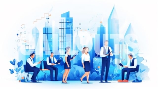 Vector Illustration of Business People Business Illustration
