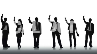 Silhouettes of Business People 2 Business Illustration