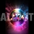 Happy New Year Concept Graphic Vertical Discoball Colorful Shining 2024