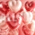 Valentines Day Concept Square Graphic Balloons Glossy